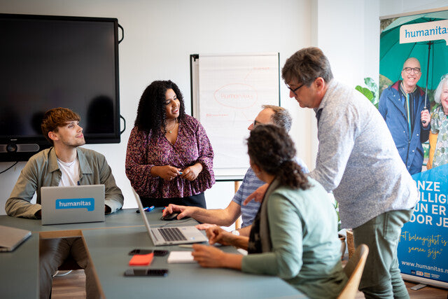 Humanitas logo sticker (1 stuk)