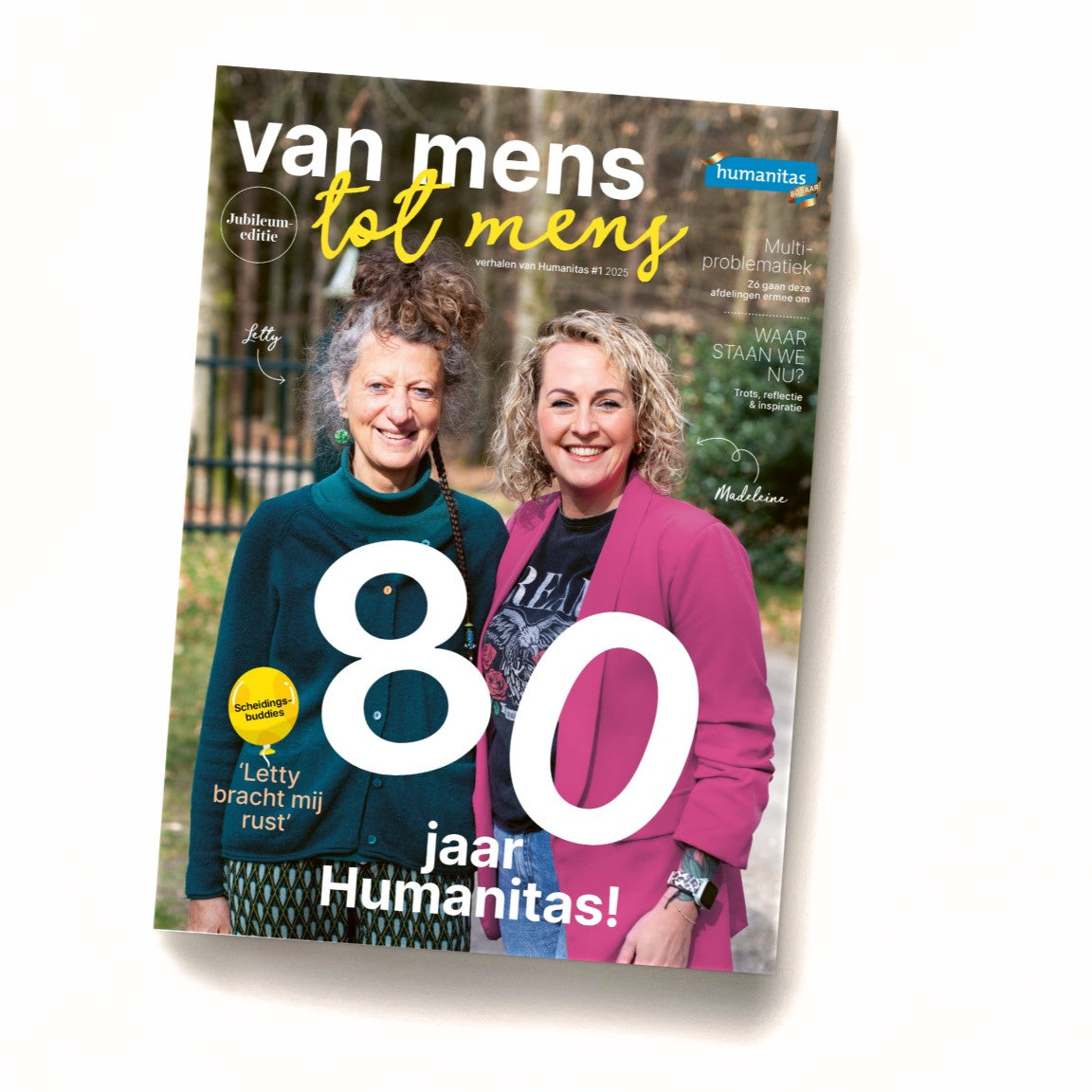 Humanitas Magazine VAN MENS TOT MENS - 80 Jaar Humanitas - juli '25 (per 10 stuks)